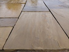 Riven Buff Yorkstone Paving