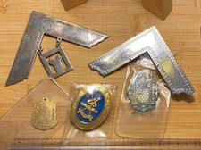 Masonic Regalia x5 -Grand Lodge of India Decennial New Delhi Pendant etc (rf#50)