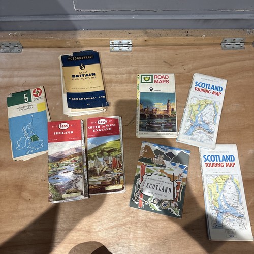 Vintage esso road maps - maps,