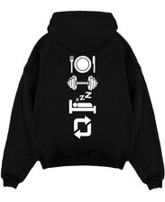 Buff Rick and Morty Hoodie Cartoon Gym Clothing Unisex Adult Jumper Sweatshirt