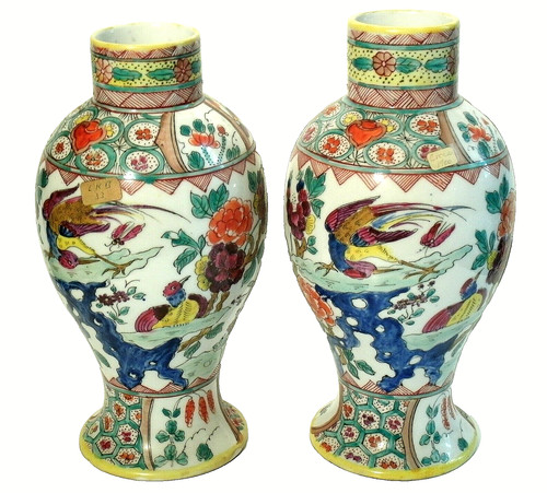 Vintage asian vases porcelain - asian,