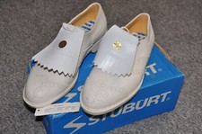 Stuburt Rainmaster White Spiked Golf Shoes - Size 8.5 UK ***OFFERS Considered***