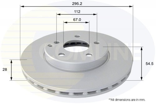 Front brake discs set braking - front,