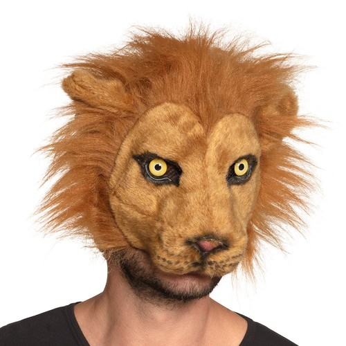 Plush half mask lion - plush,