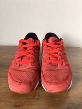 Saucony red suede trainers - suede,