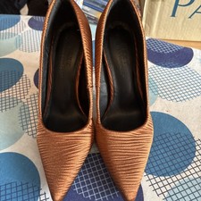 Next Burnt Orange Stiletto Shoes Size 4 BNWT
