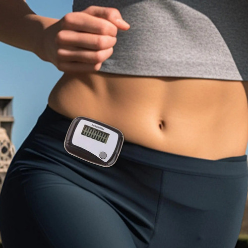 Lcd clip pedometer step - clip,