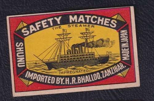 Old matchbox label china - old,