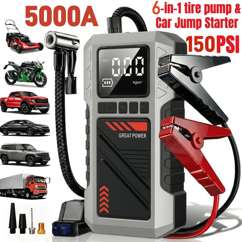 Car jump starter - jump, 150psi