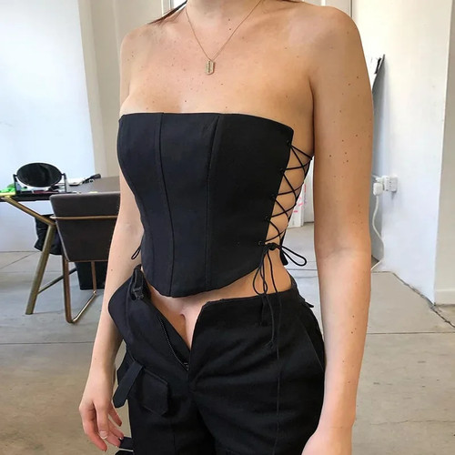 Off shoulder strapless - l,