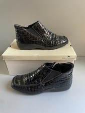 Remonte Dorndorf Berta black croc print ankle boots uk 7.5 eur 41