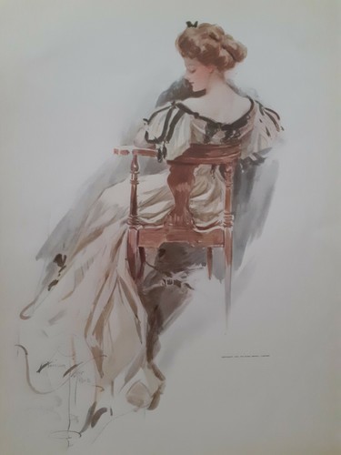 1909 american beauties - beauties, print