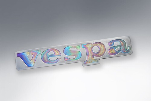 Vespa legshield badge t5 - vespa,