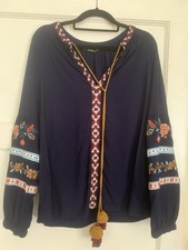 Embroidered Blouse Hippy Boho