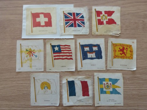 Silk cigarette cards - silk,