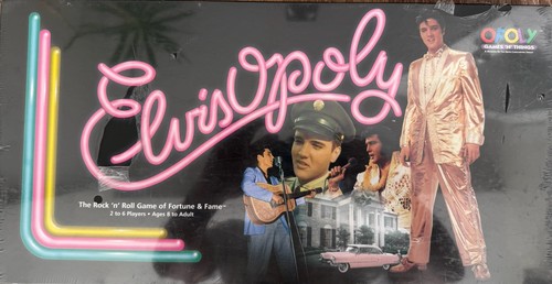 Vintage 1995 elvisopoly board - vintage,