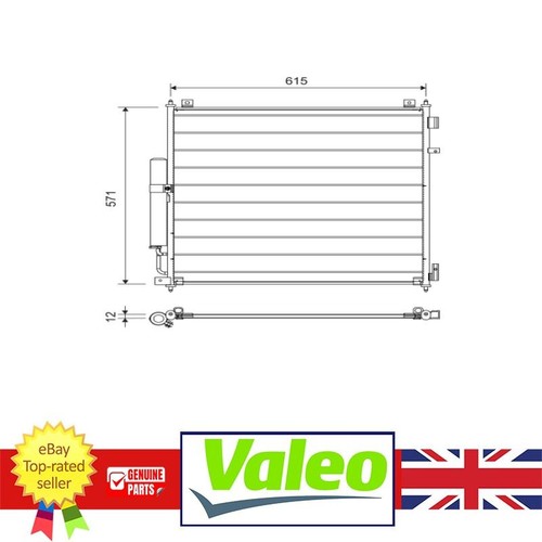 Genuine valeo condenser for - genuine, ac