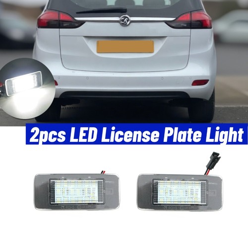 License number plate lamp - number,