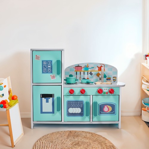 Wooden kids play kitchen - wooden,