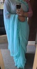 Ruffle Sari