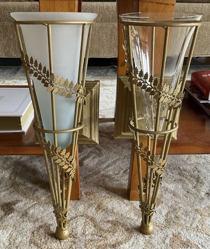 Vtg art deco wall - wall, two
