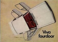 Vauxhall Viva HB 4-dr Saloon 1968-69 UK Market Sales Brochure De Luxe SL 90 1600