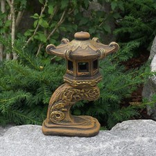 Outdoor pagoda figurine Concrete lantern pagoda statue Japanese decoration Gift