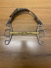 15cm Neue Schule Elevator tranz angle lozenge bit removeable padded leather curb