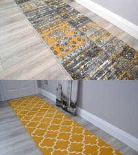 Hall rug runners long - long, gold