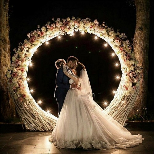 Wedding arch metal backdrop - arch,