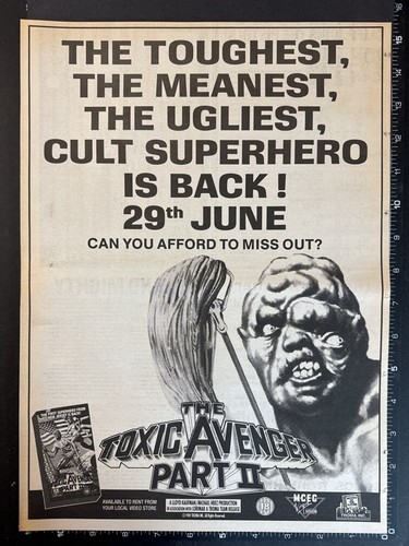 The toxic avenger part - part, ii