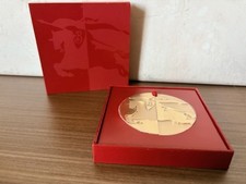 Burberry Metal Gold-Tone Round