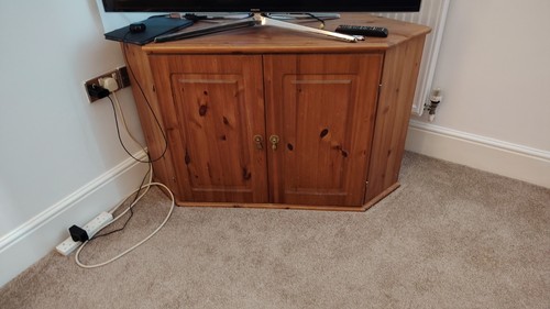 Wooden corner cabinet - wooden,