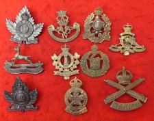 10 Canadian Army badges job lot