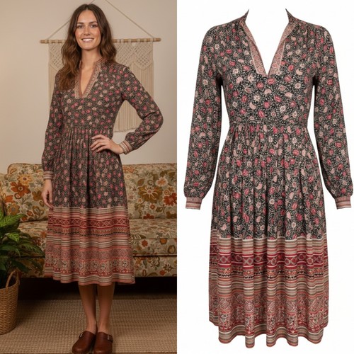 Vintage 70s horrockses floral - horrockses,