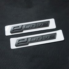 2x Black Matte eDrive Plastic