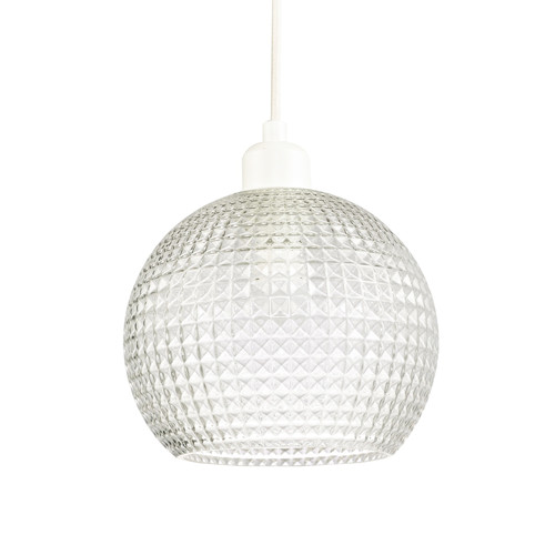Modern spherical clear glass - clear,