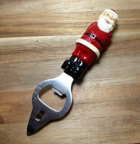 Vintage santa bottle opener - santa,