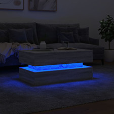 LED Coffee Table Wooden