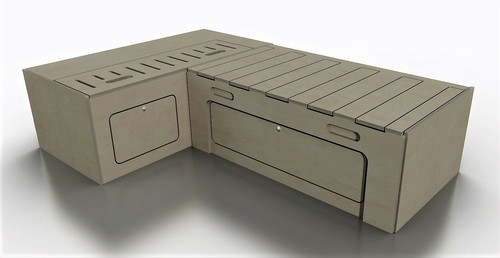 Ply shape seat - shape, campervan