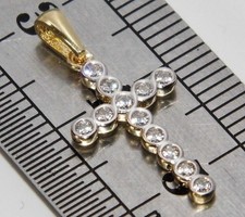 9ct Gold 0.15ct Simulated