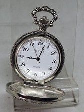 Hunting Scene Full Hunter Quartz Shivas Pocket Watch