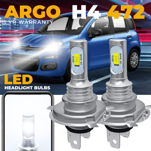 For fiat panda led white - panda,
