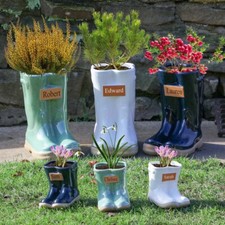 Personalised Plant Pot Welly