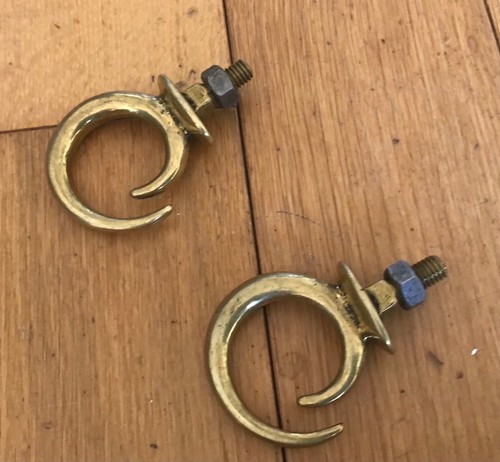 Brass horse carriage rein - brass,