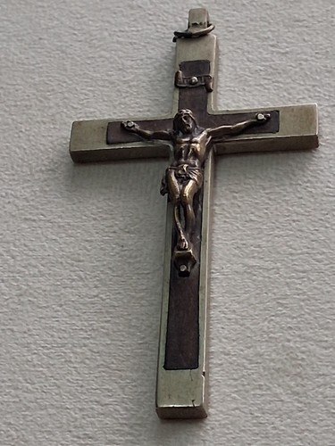 Very large vintage crucifix - ,