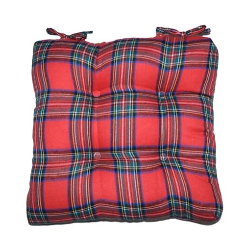 Christmas plaid chair - chair, pads