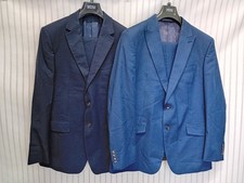2 x Marks & Spencer 2-Piece Suits 44'' Chest 38" Trousers Regular Navy Indigo