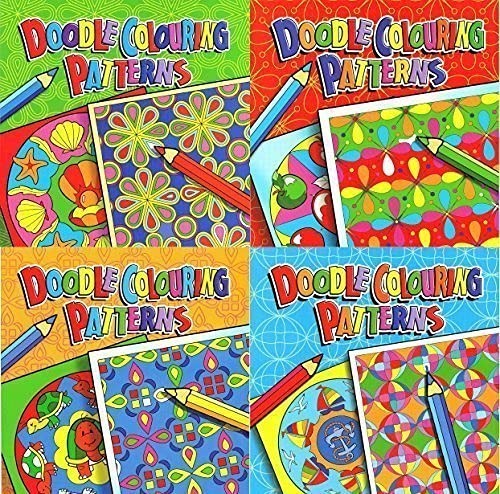 Doodle colouring patterns - colouring,
