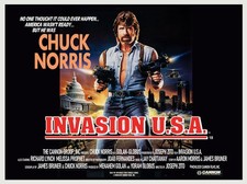 INVASION USA 1985 UK quad